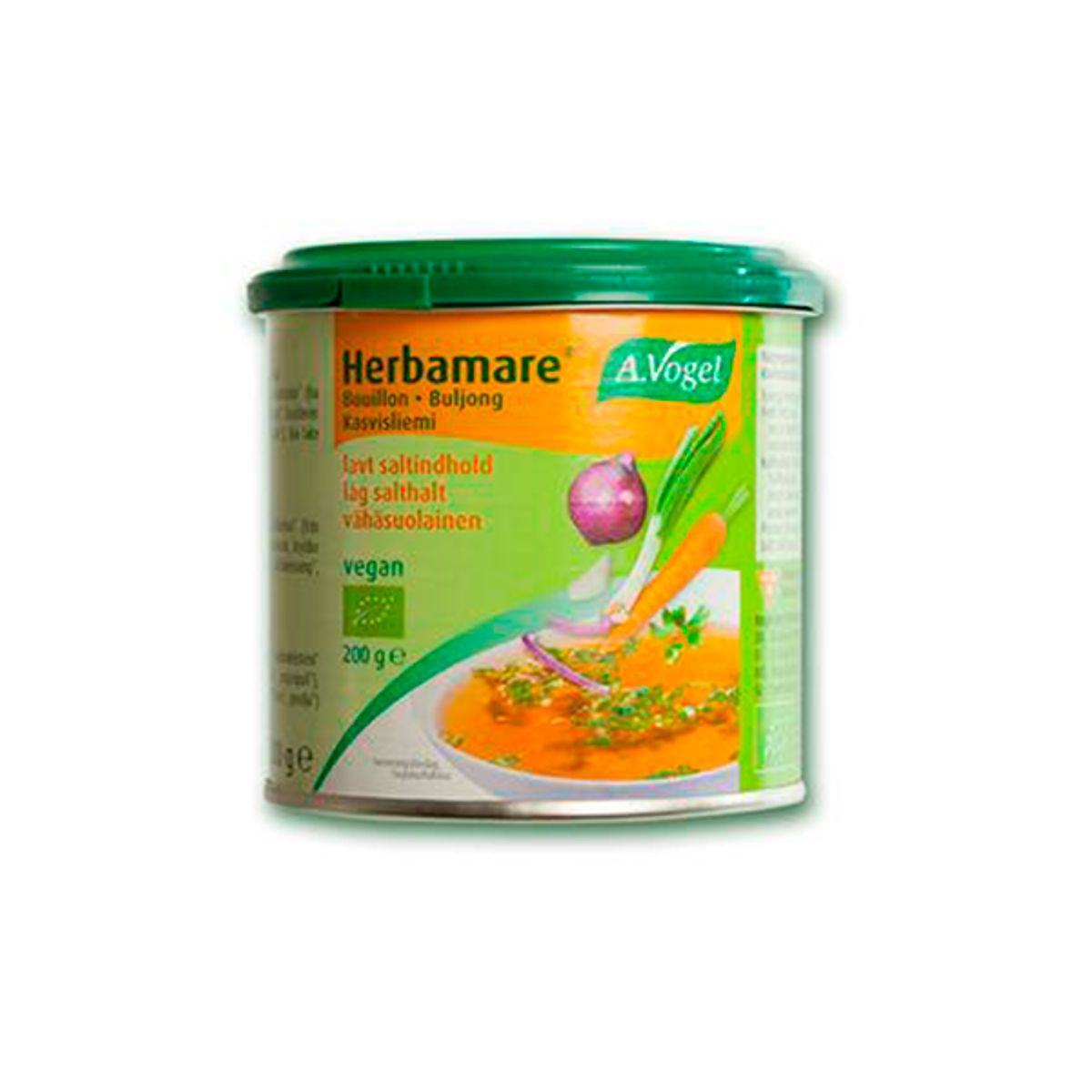 A. Vogel Herbamare Urtebouillon Lavt saltindhold Ø &bull; 200 g.