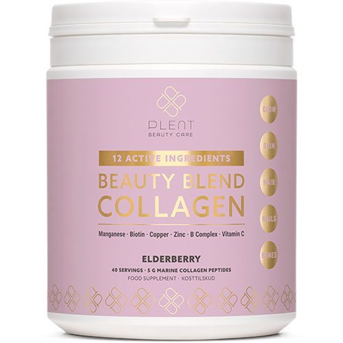 Plent Beauty Blend Collagen Elderberry 30 x 5 gr