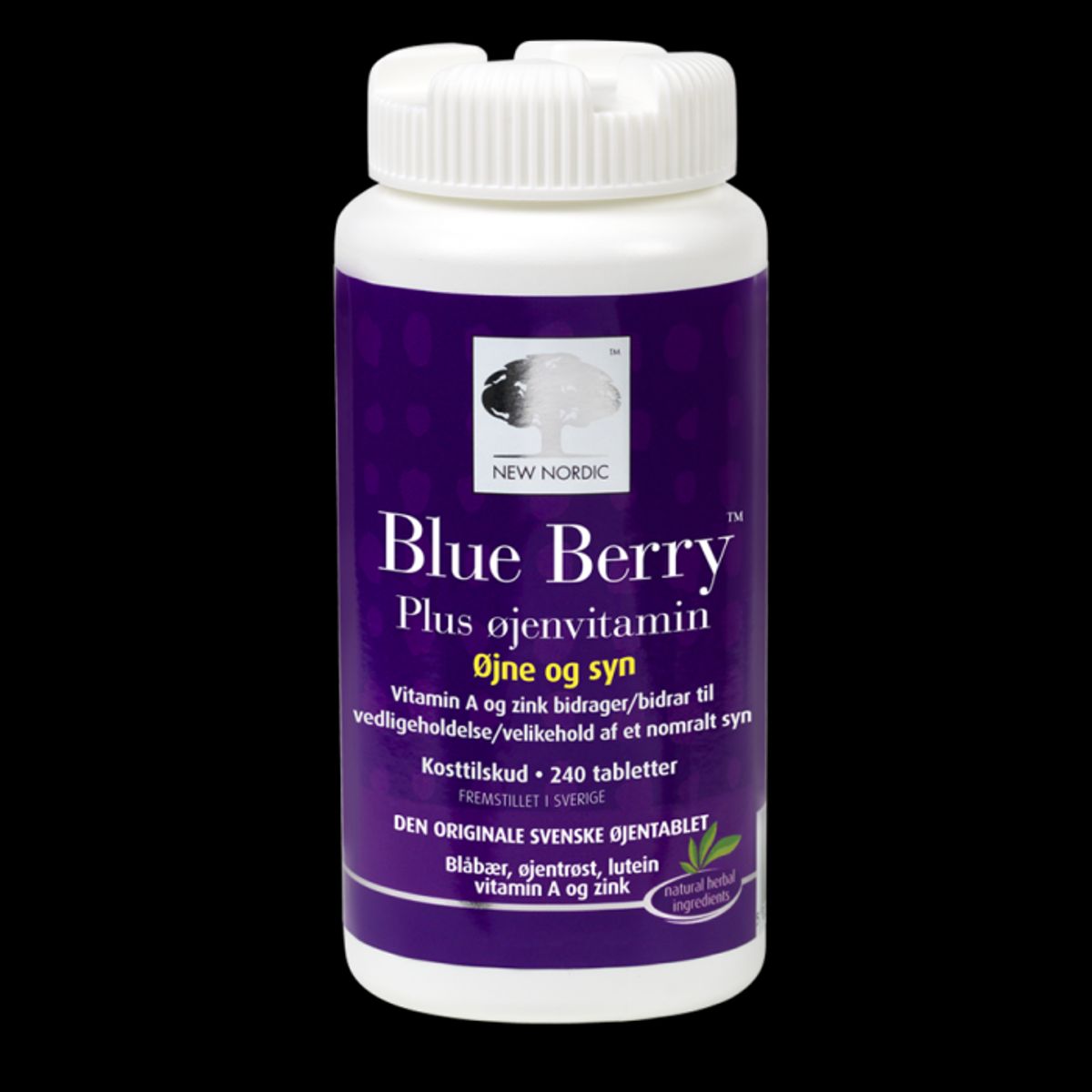 New Nordic Blue Berry Plus Øjenvitamin 240 tabl. - 2 for 789,-