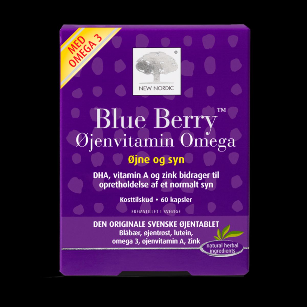 New Nordic Blue Berry Omega 3 60 kaps.