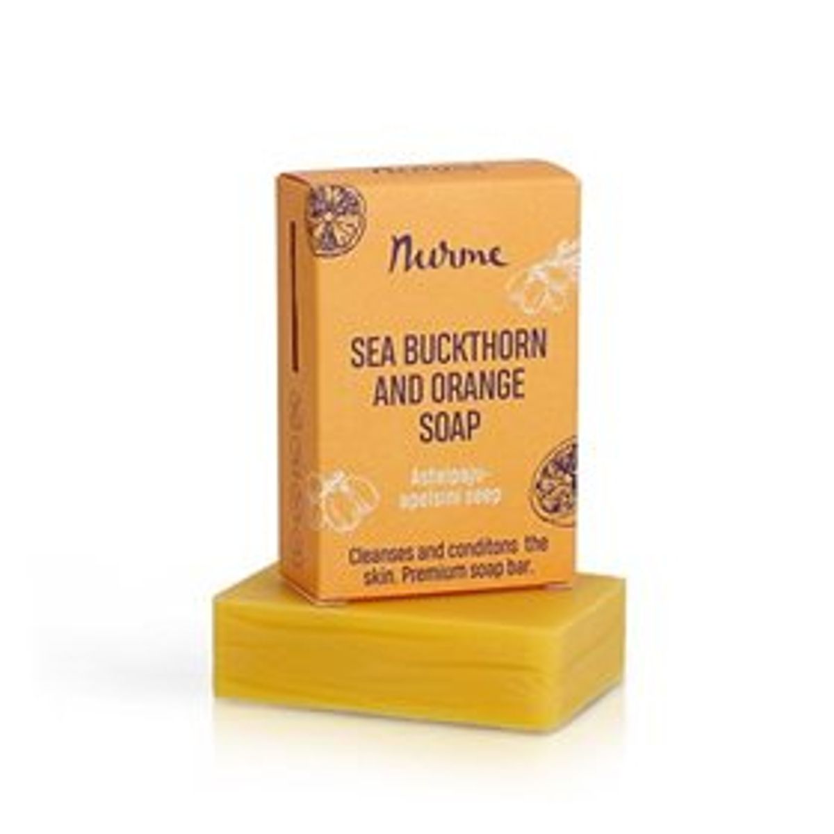 Nurme Soap Bar Sea Buckthorn and Orange 100g.