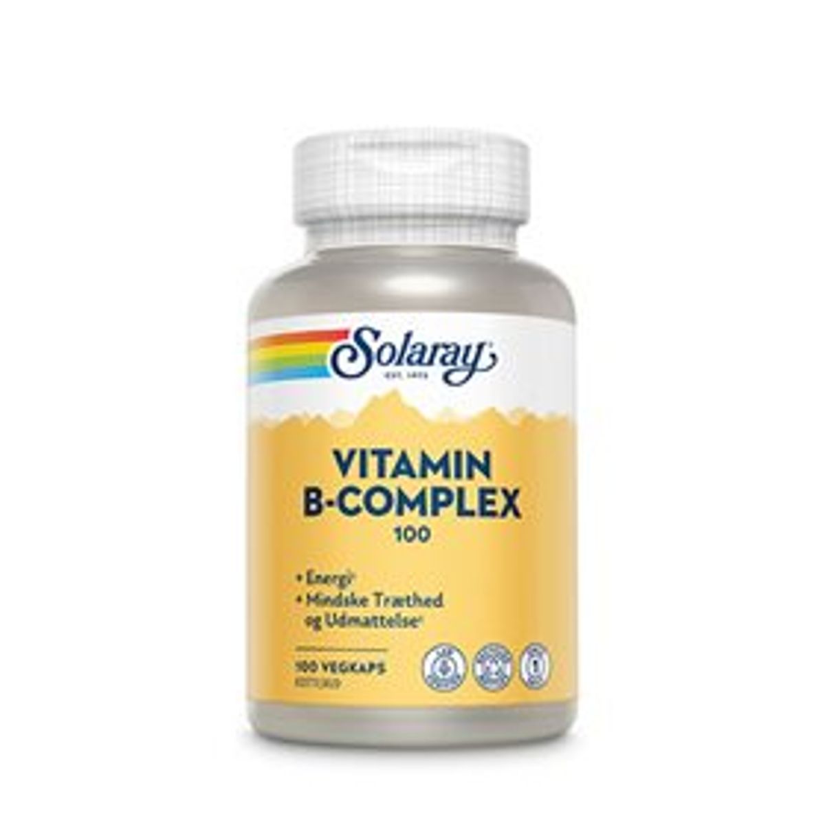 Solaray Vitamin B-Complex &bull; 100 kapsler