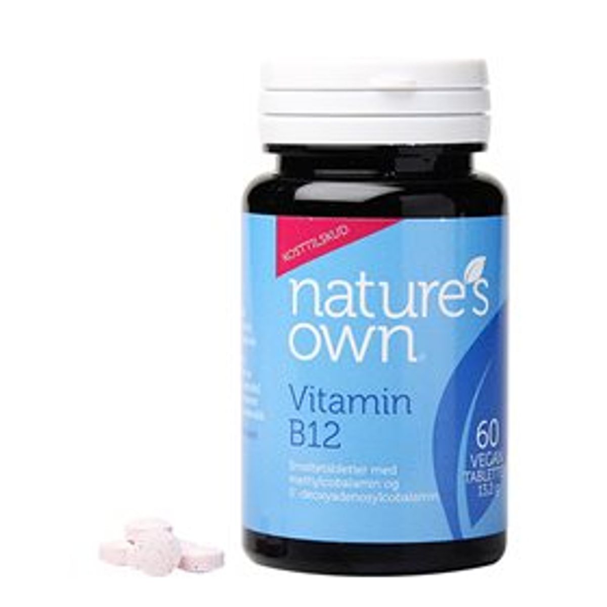 Natures Own Vitamin B12 Vegan smeltetablet 60 tab. DATOVARE 12/2024