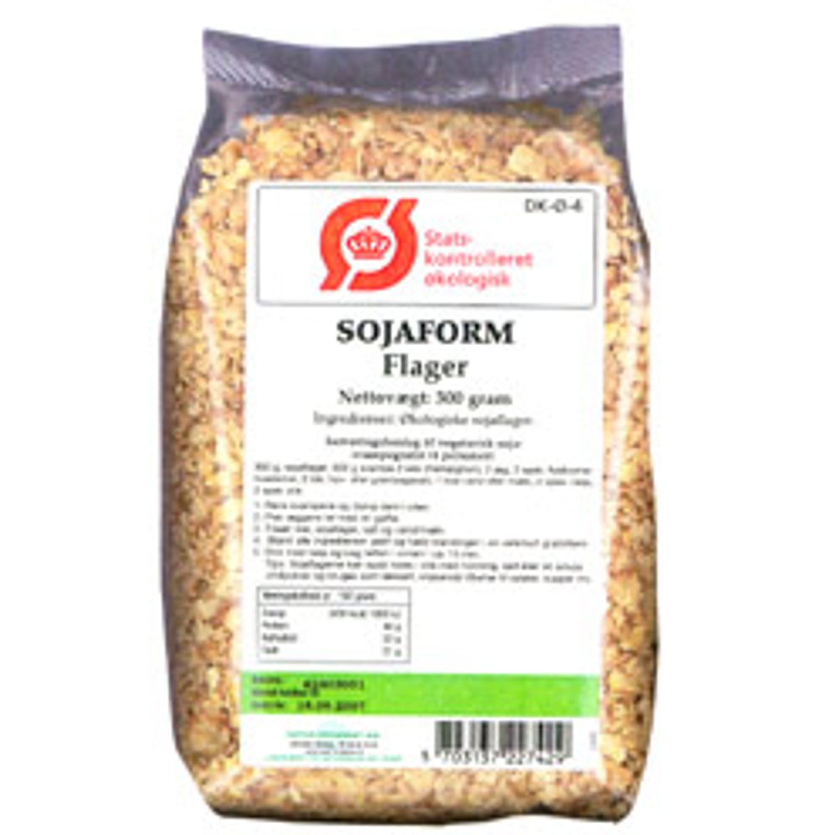 ND Soja Form Flager Ø &bull; 300 g.