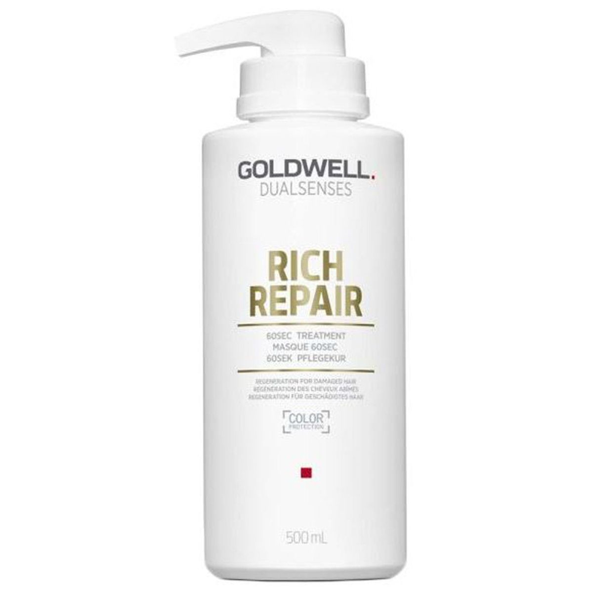 Goldwell dualsenses rich repair 60 sec treatment regeneration for damaged hair 500ml