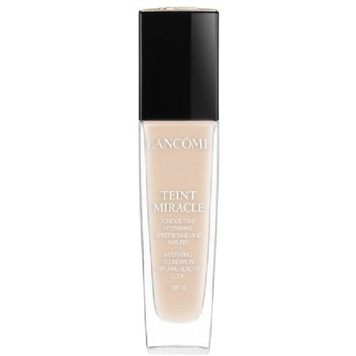 Lancome paris teint miracle hydrating foundation natural healthy look SPF15 010 beige porcelain 30ml