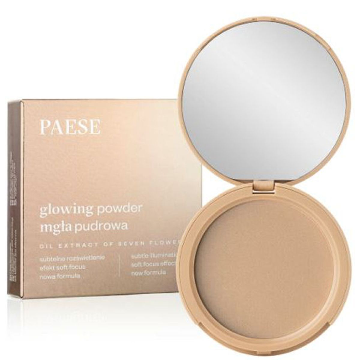 Paese glowing powder oil extract of seven flowers 12 natural beige 10g