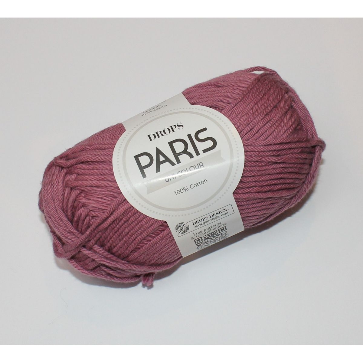 Drops Paris Uni Color - Malva farve 60, 50 gram