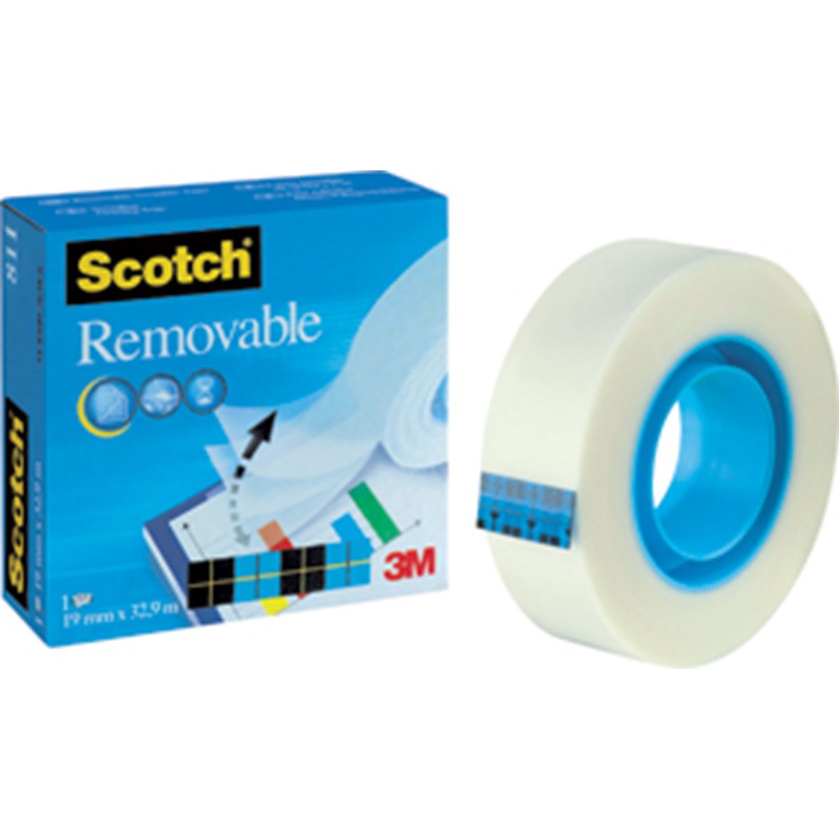 Tape Scotch Magic flytbar 19mmx33m