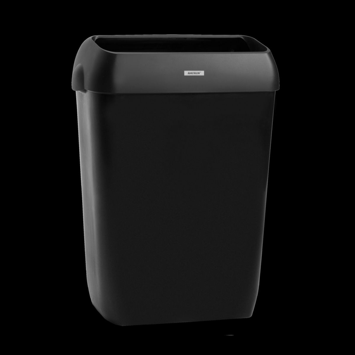 Katrin Waste Bin, papirkurv med låg, sort, 50 L