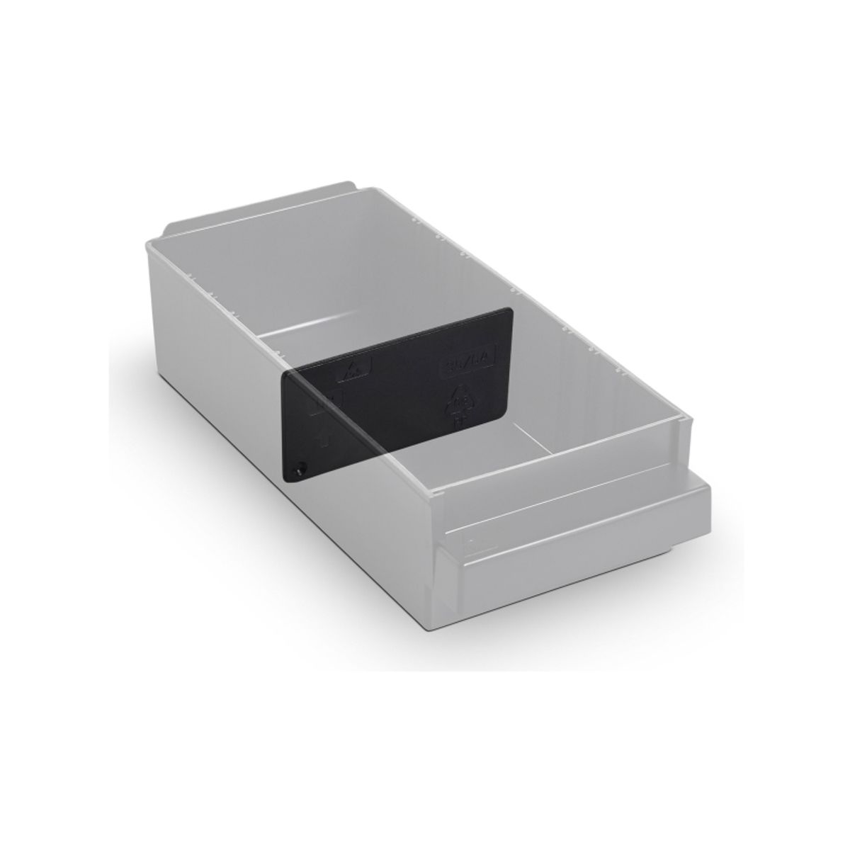 Raaco Esd 150-01, Opdelingssæt, Sort, Polypropylen (Pp), Drawer 150-01, 64 Mm, 1,4 Mm