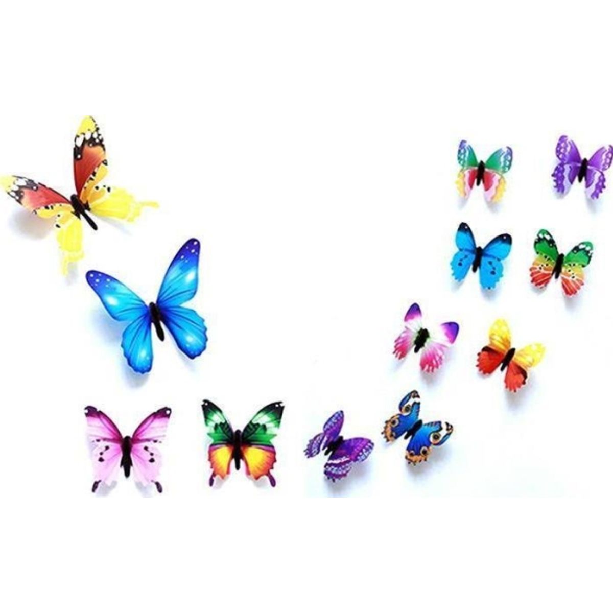 Aptel Butterflies Glowing In The Dark 12 Pieces Of Stickers Ag683d