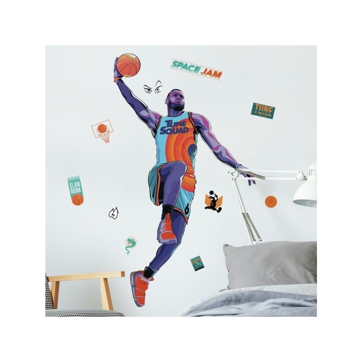 Space Jam Lebron Gigant Wallstickers