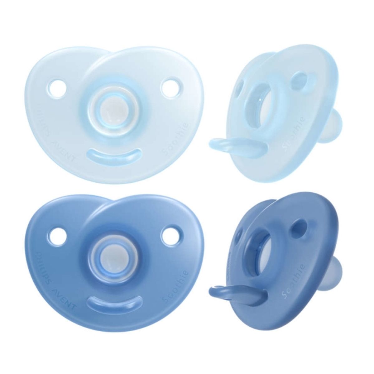 Philips Avent Soothie Scf099/21 Soothie, Ultrablød Sut, Ortodontisk, Silikone, Dreng, Tåler Opvaskemaskine, 2 Stk