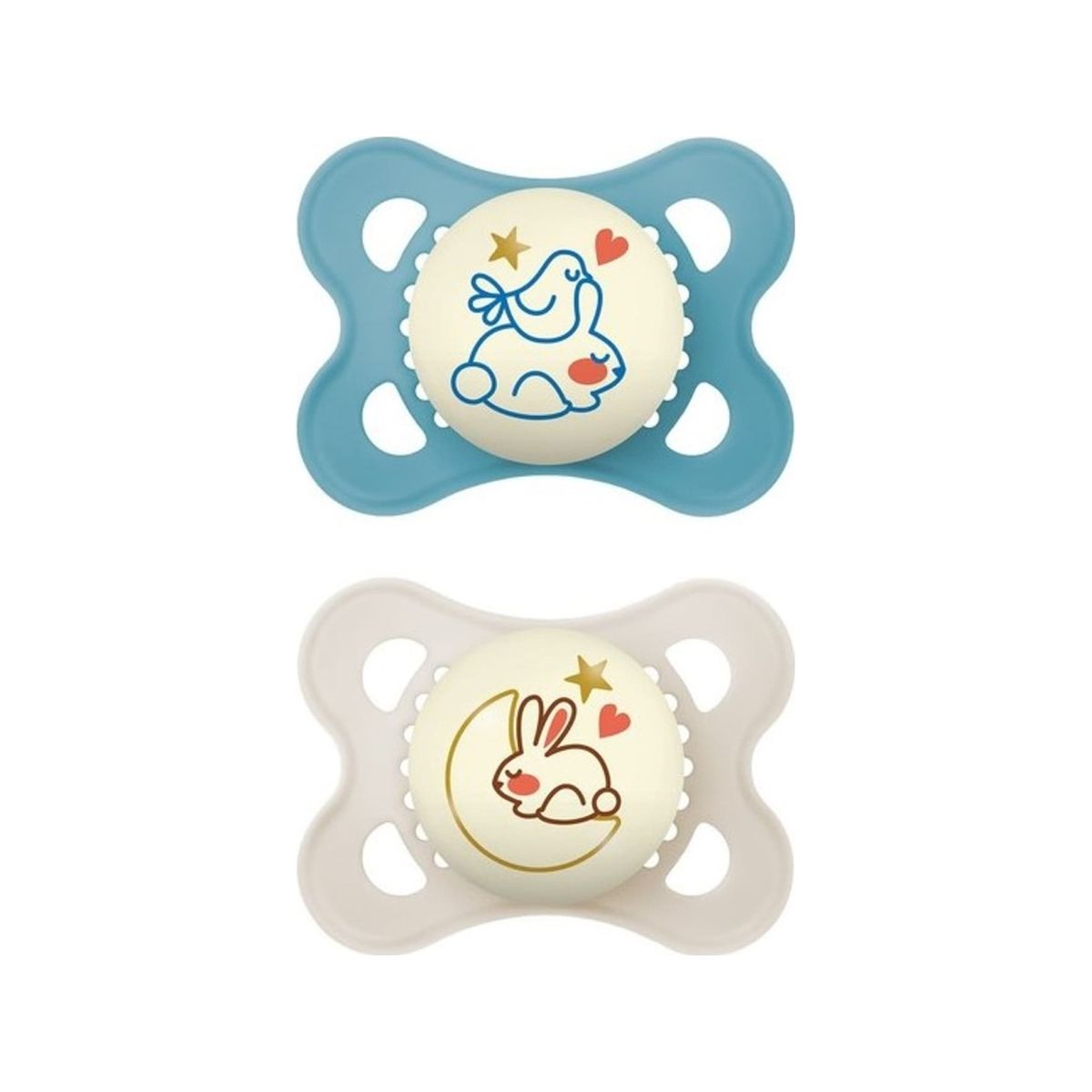 Mom-2-6 Pacifier Orginal Planet Love Boy