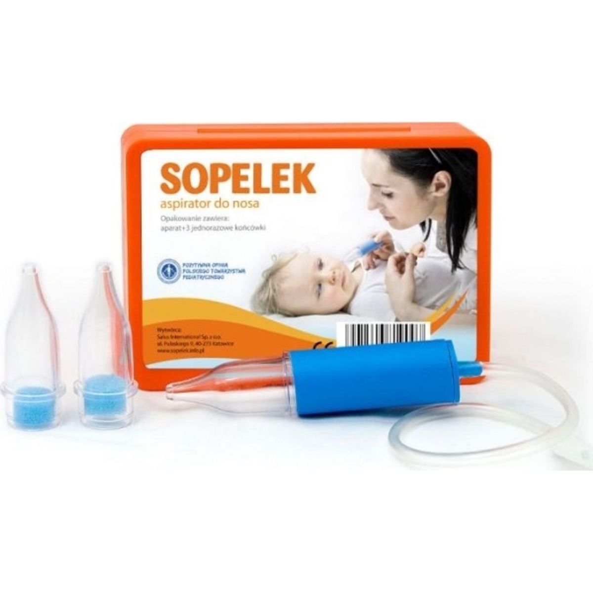 Salus Sopelek Nasal Aspirator Apparatus + 3 Units Of Co