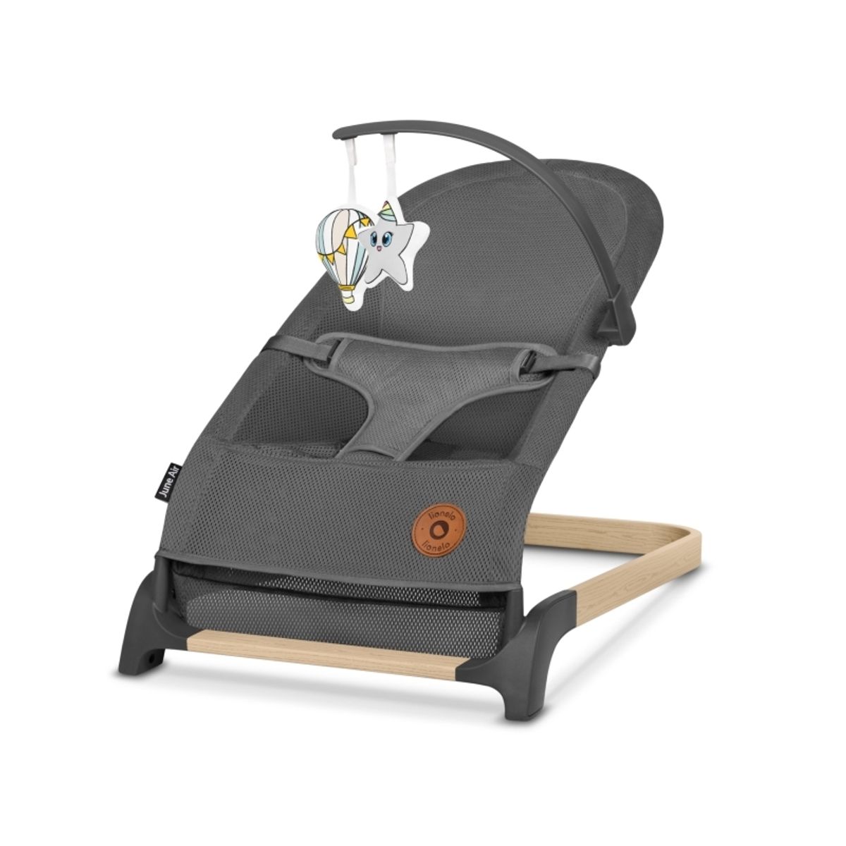 Lionelo Baby Swings - Lo-June Air Grey Graphite