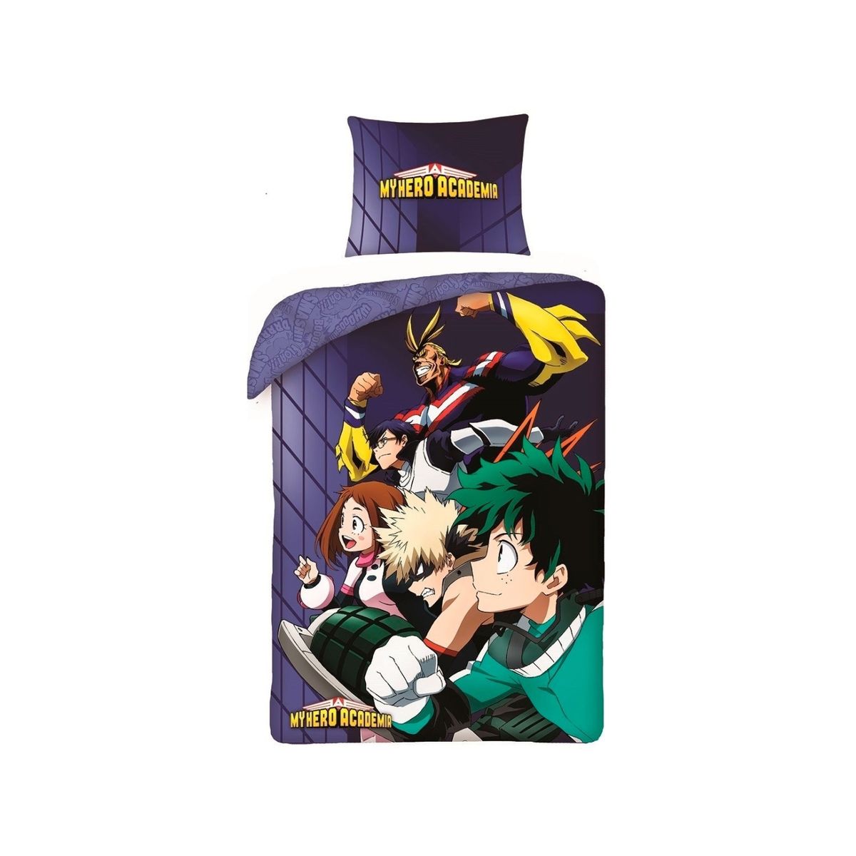 My Hero Academia Sengetøj + Rygsæk Model 3 - 100 Procent Bomuld