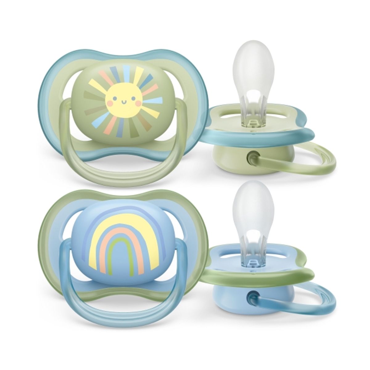 Philips Avent Ultra Air Scf085/58 Sut, Klassisk Babysut, Ortodontisk, Silikone, Dreng/Pige, Tåler Opvaskemaskine