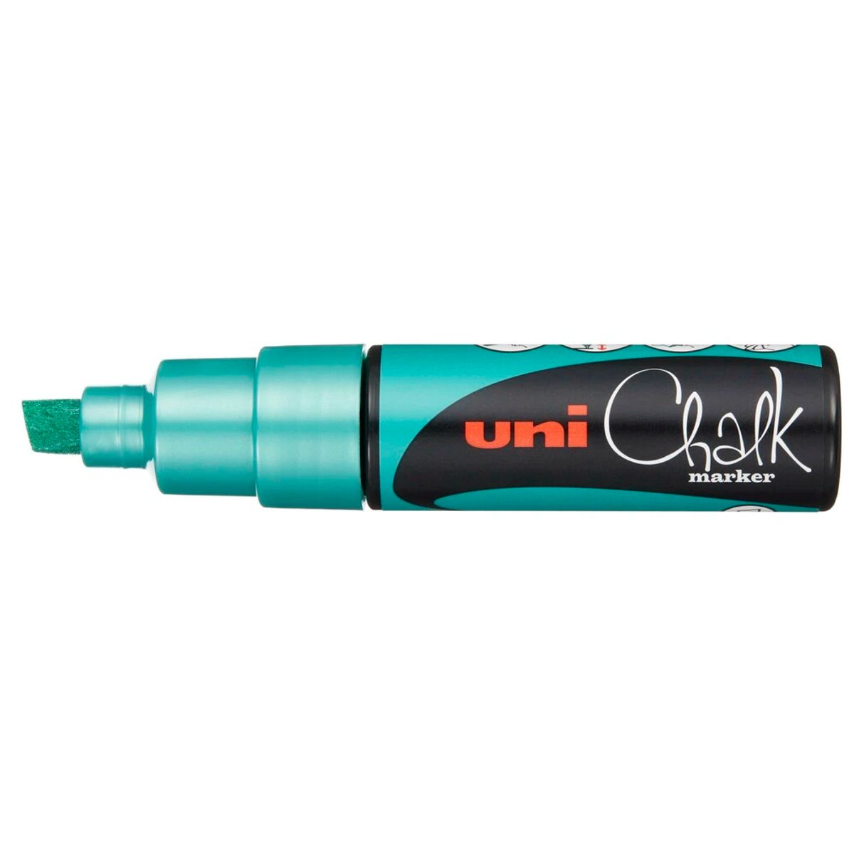 Marker Uni Chalk Pwe 8K Metallic Grøn