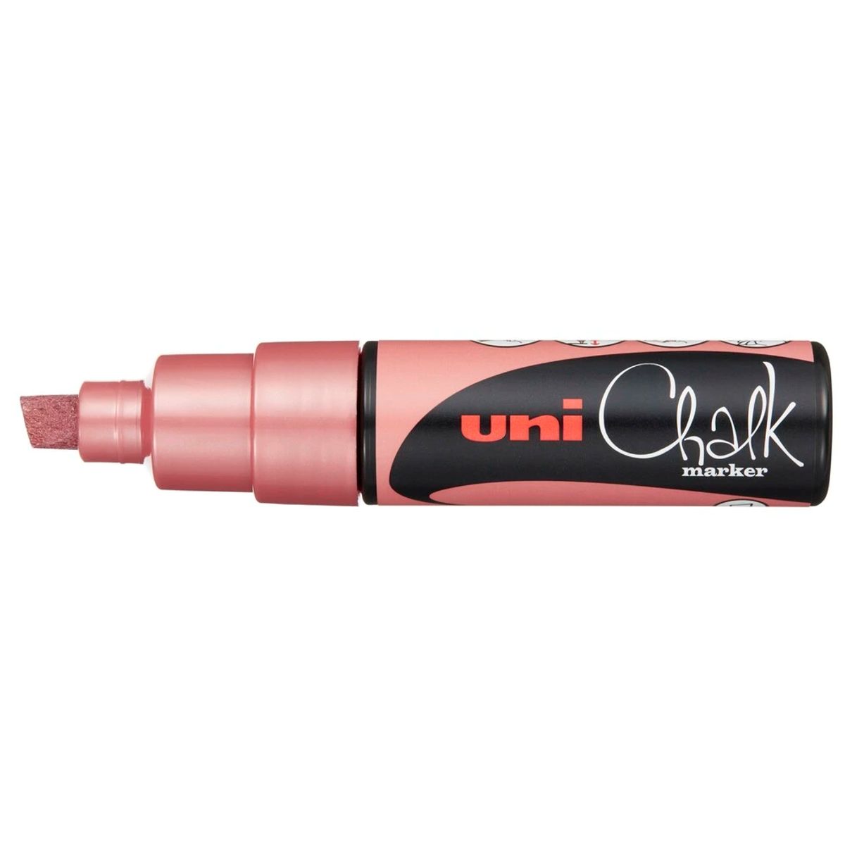 Marker Uni Chalk Pwe 8K Metallic Rød