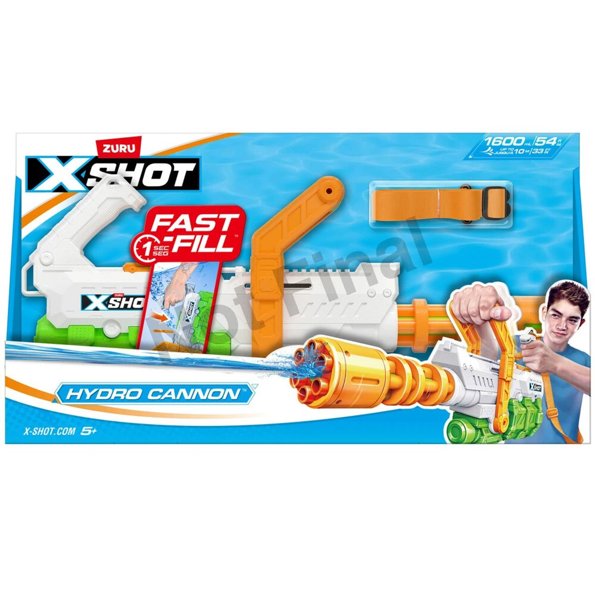 X-Shot Fast-Fill Hydro Cannon Water Blaster