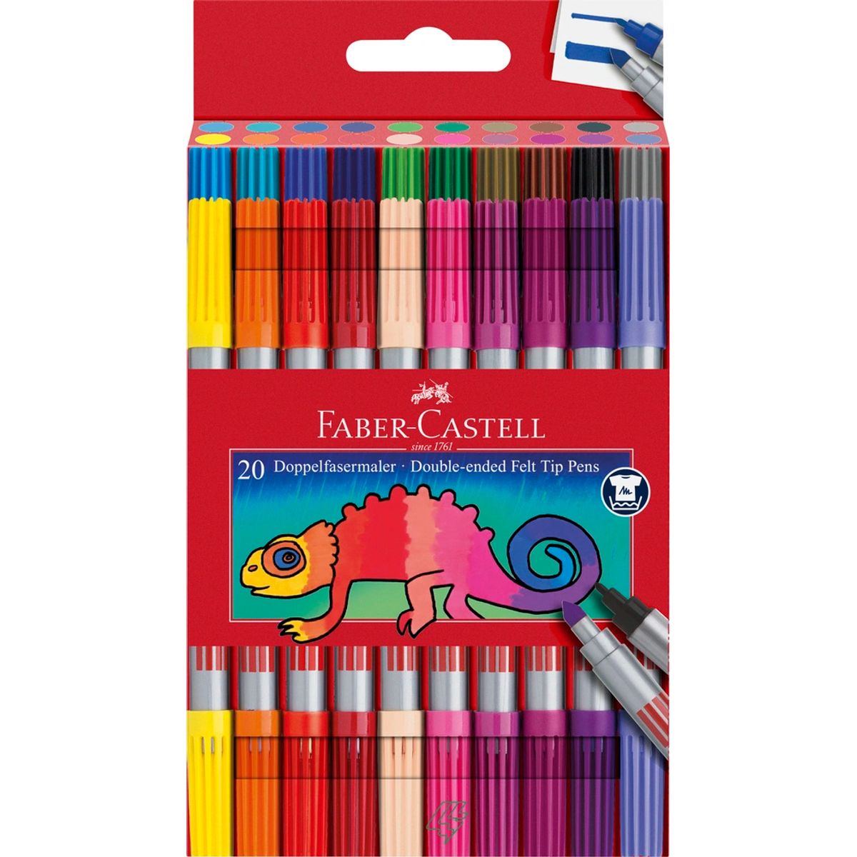 Tusser Faber-Castell 2 spidser 20 stk.