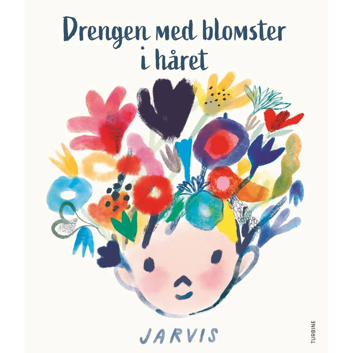 Drengen med blomster i håret