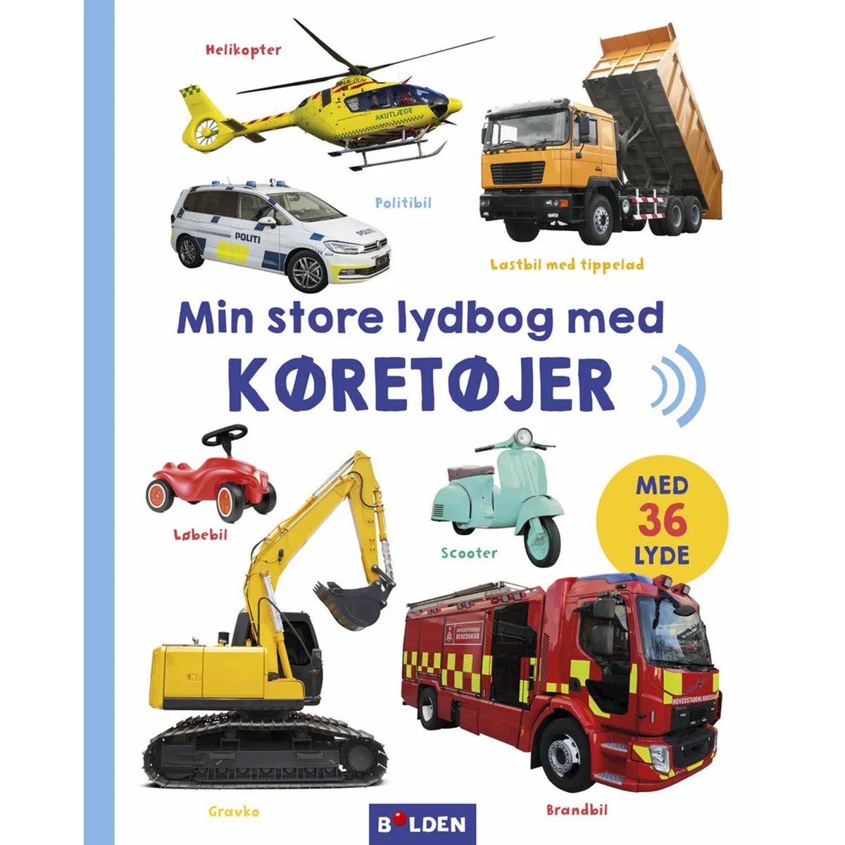 Min store lydbog med køretøjer