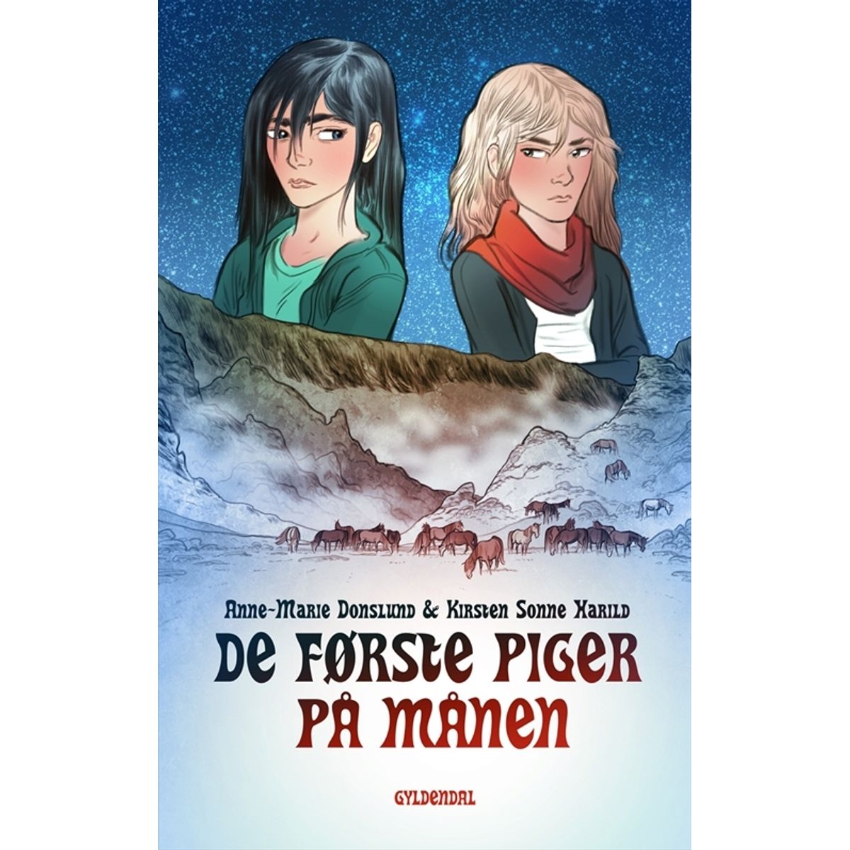 De første piger på månen