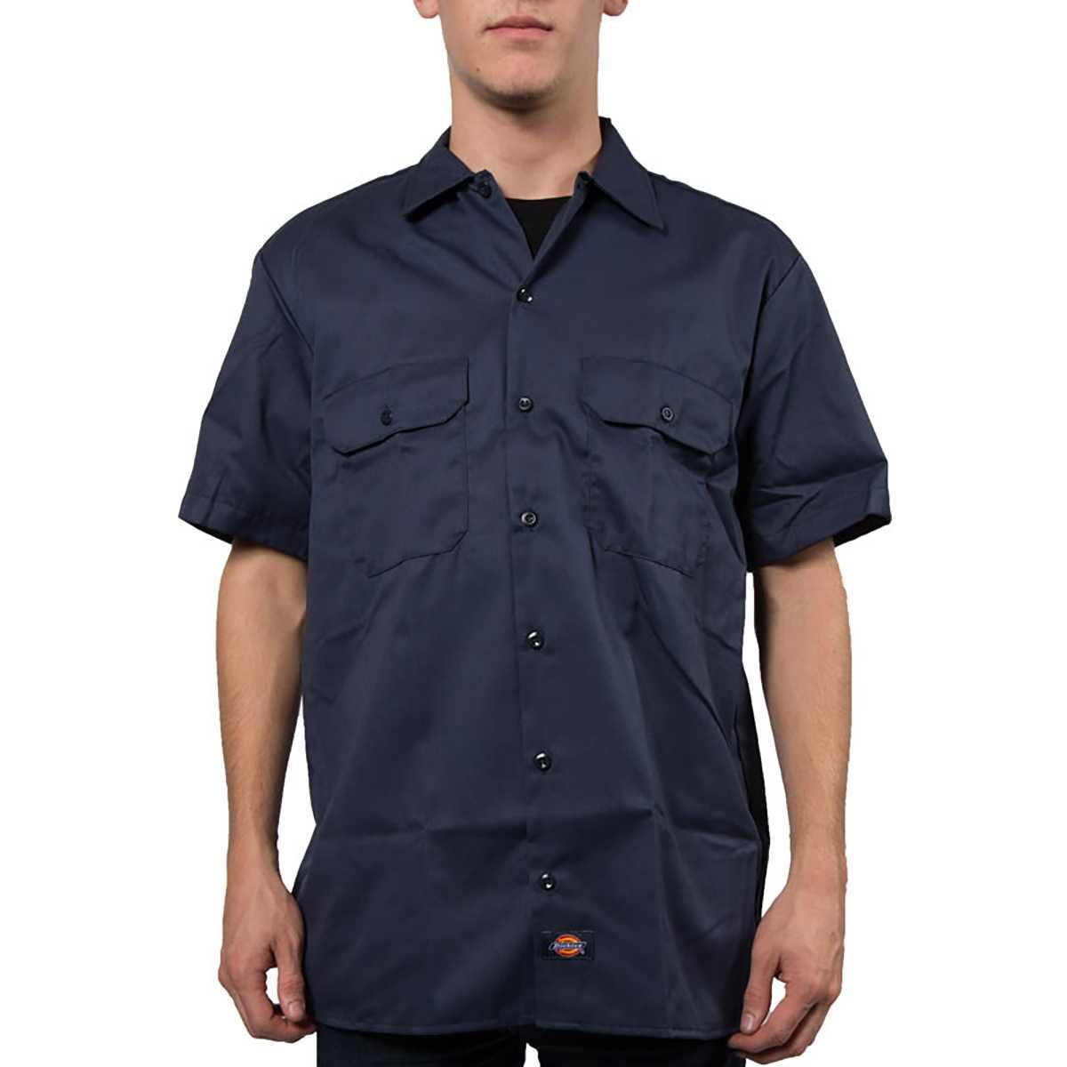 Dickies 1574 Work Shirt Kortærmet Skjorte Mørk Navy