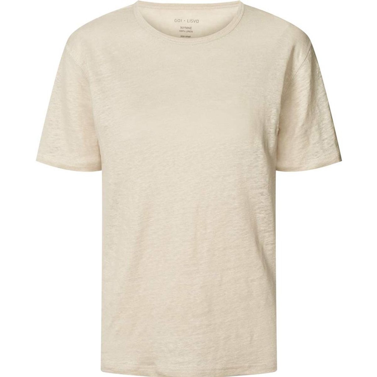 Nynne S/S Linen T-shirt moonstruck - XXL