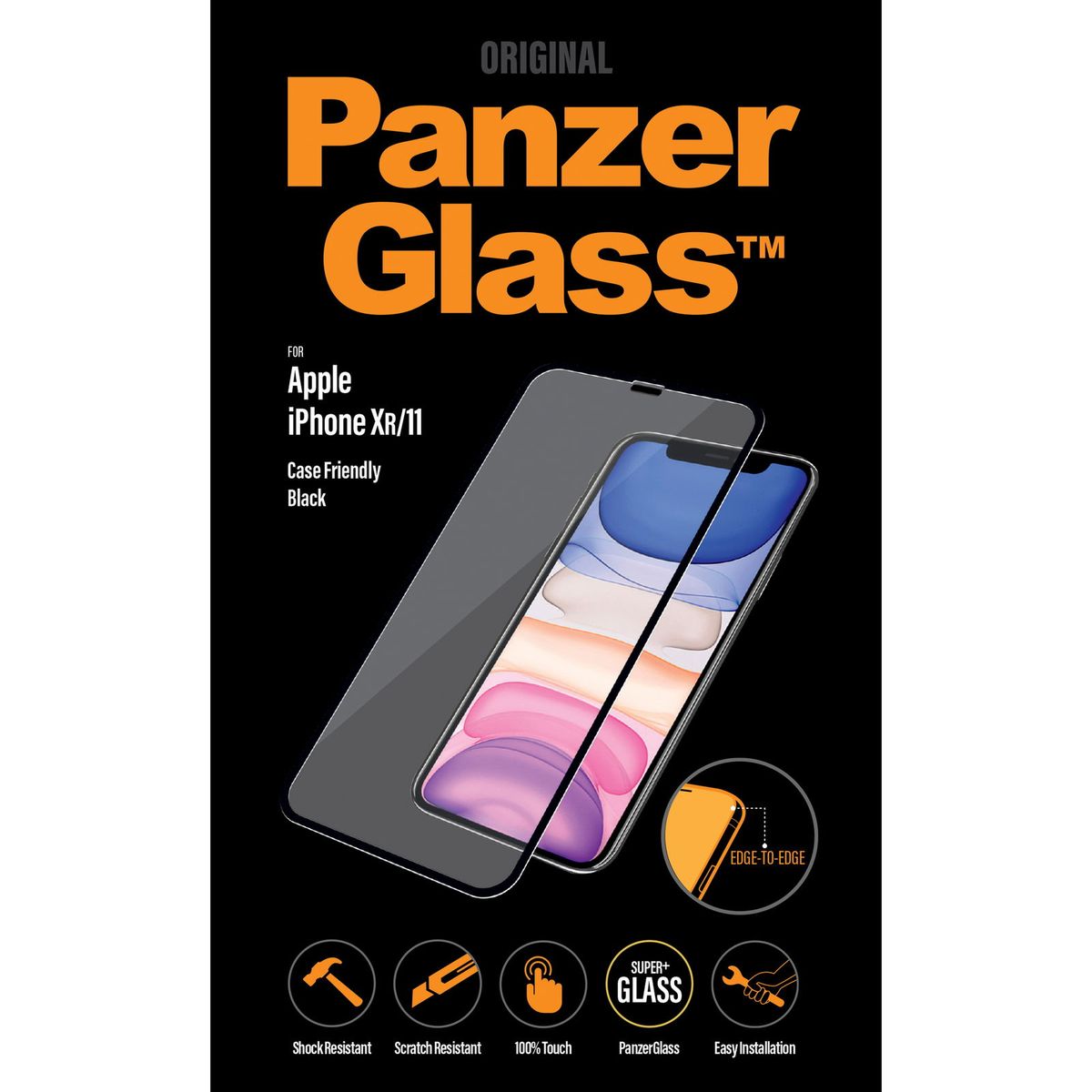 PanzerGlass CaseFriendly beskyttelsesglas iPhone XR/11