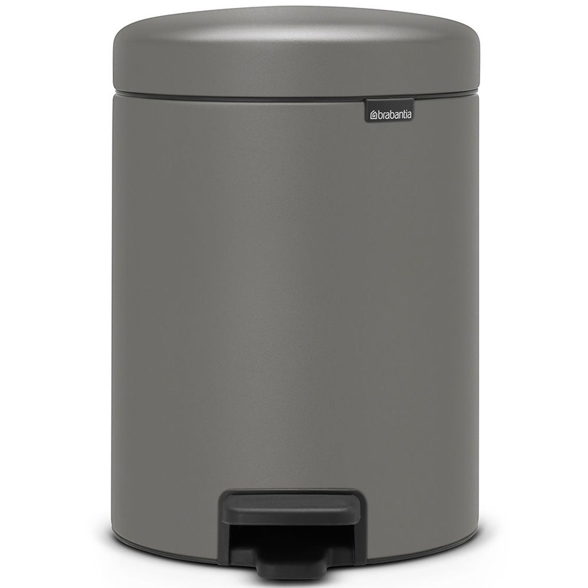 Brabantia newIcon pedalspand silent close 30 cm concrete grey 5 l