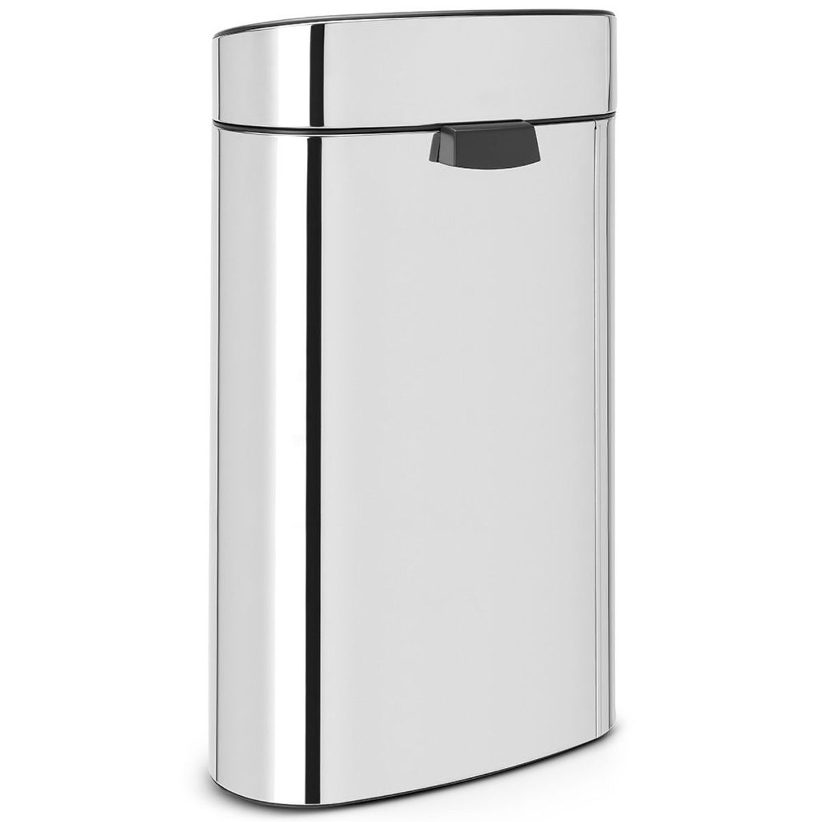 Brabantia Touch Bin New vippelågsspand 40 L blank stål