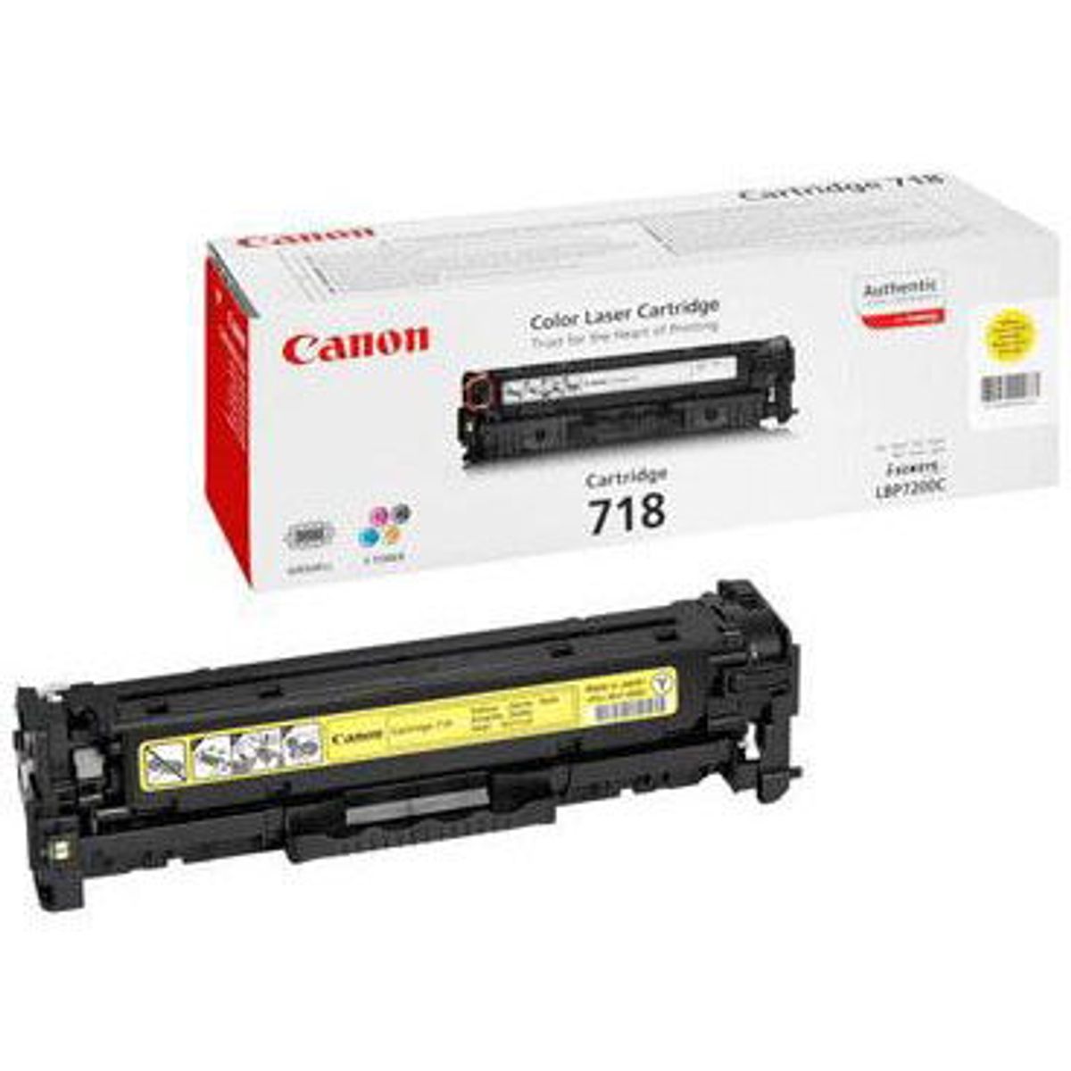 Canon 718 toner yellow