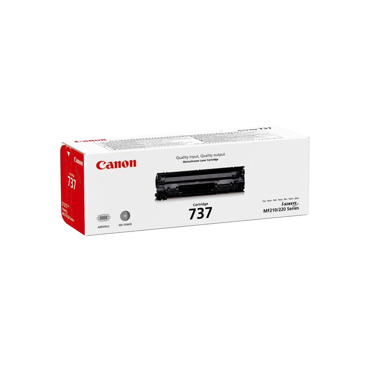 Canon 737 9435B002 Sort Lasertoner, 2.400 sider