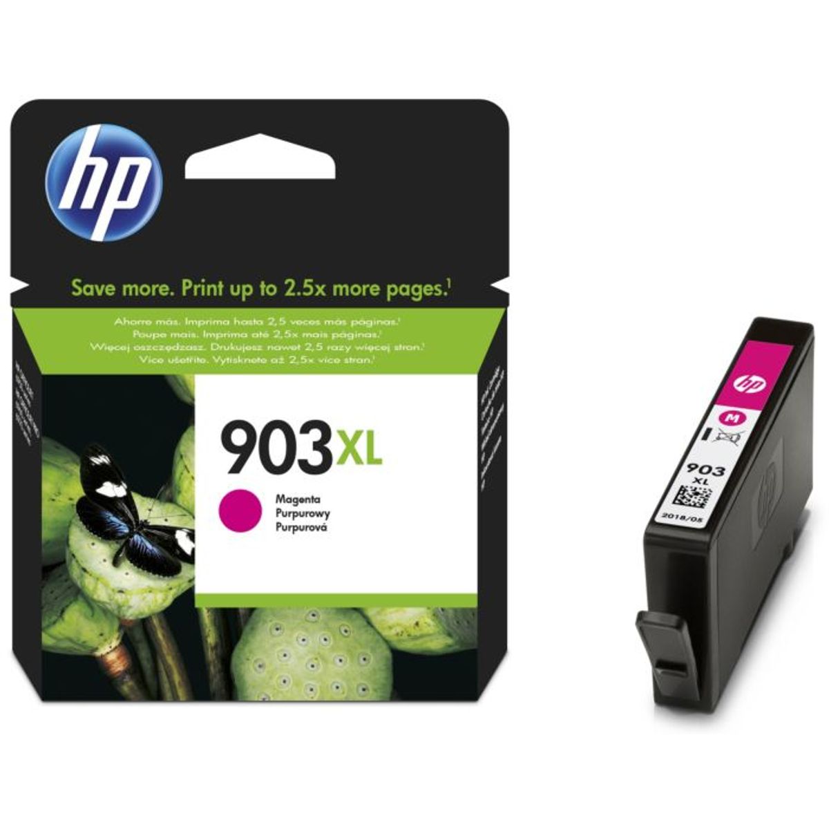 HP 903XL T6M07AE Magenta Blækpatron, 825 sider