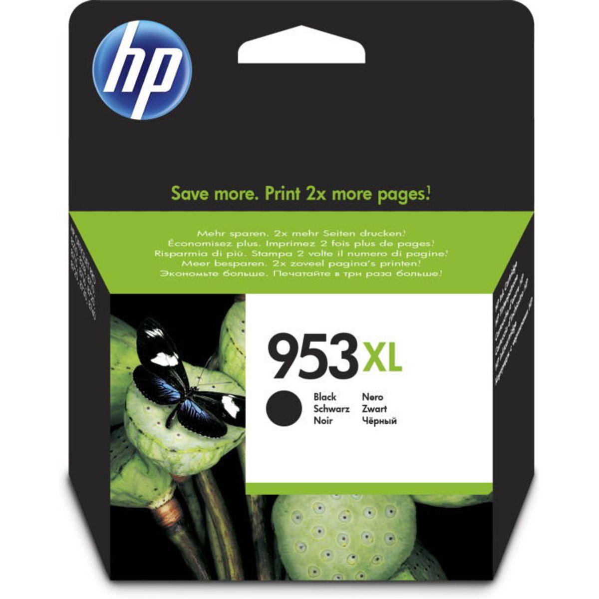 HP 953XL L0S70AE Sort Blækpatron, 2.000 sider