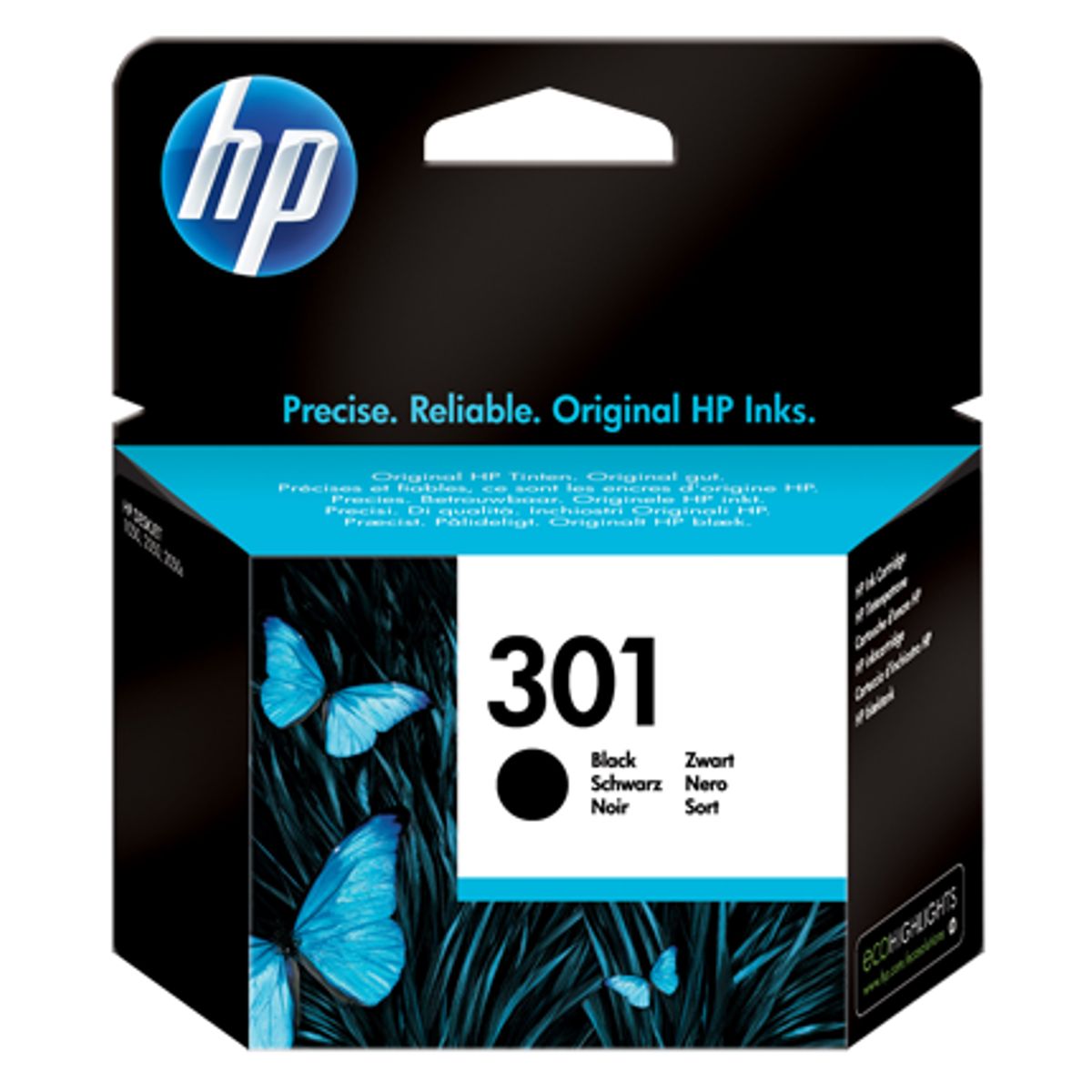 HP 301 blækpatron black