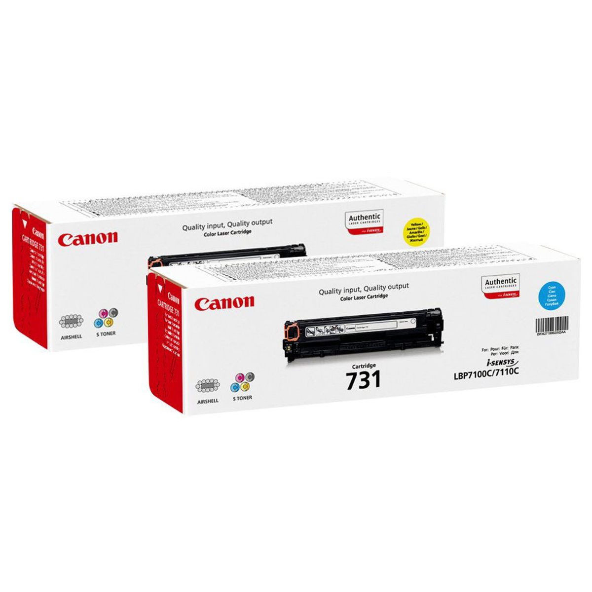 Canon 731BK 6272B002 Sort Lasertoner, 1.400 sider