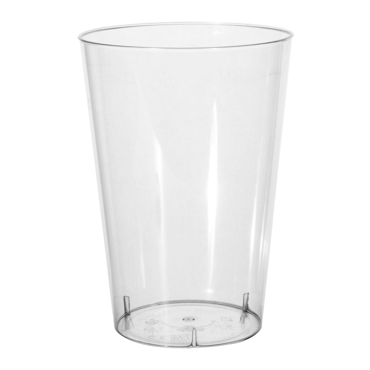 Plastglas 25cl klar 25stk