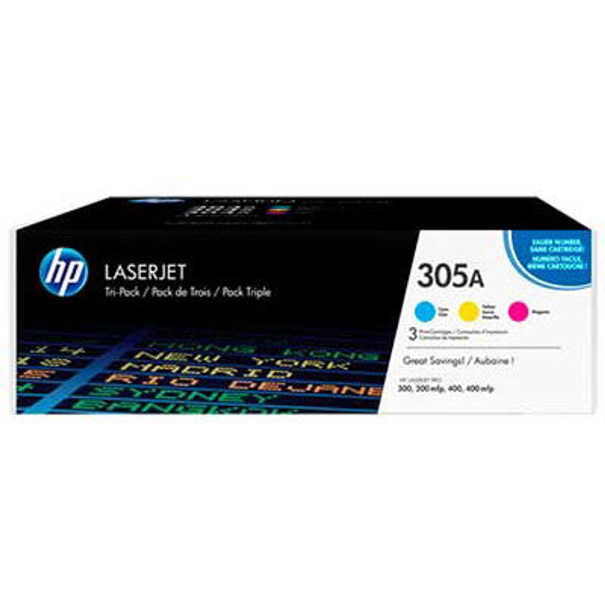 HP 305A toner flerfarvet