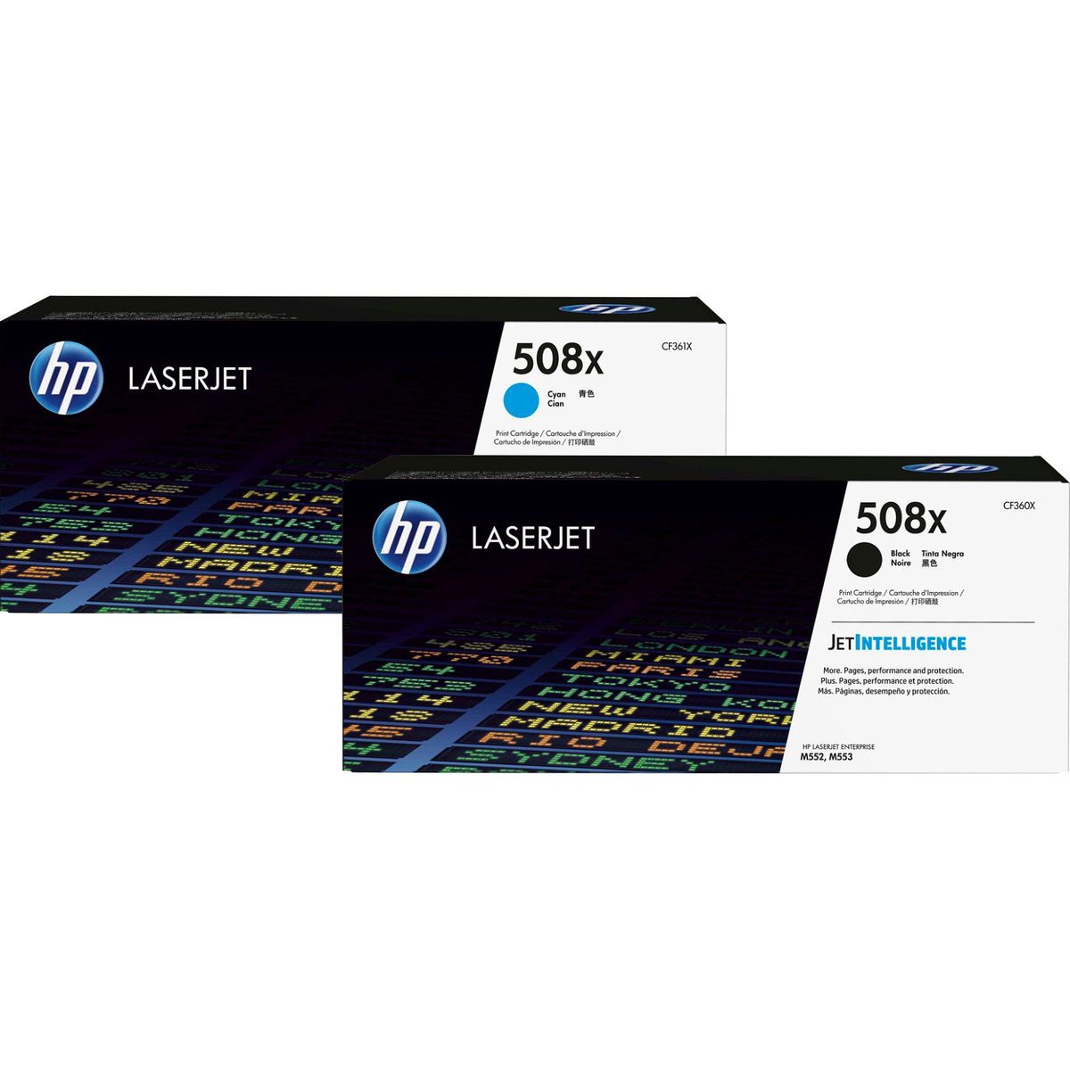 HP 508X CF361X Cyan Lasertoner 9.500 sider