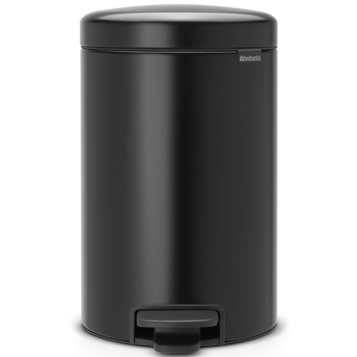 Brabantia newIcon pedalspand mattblack 12 l