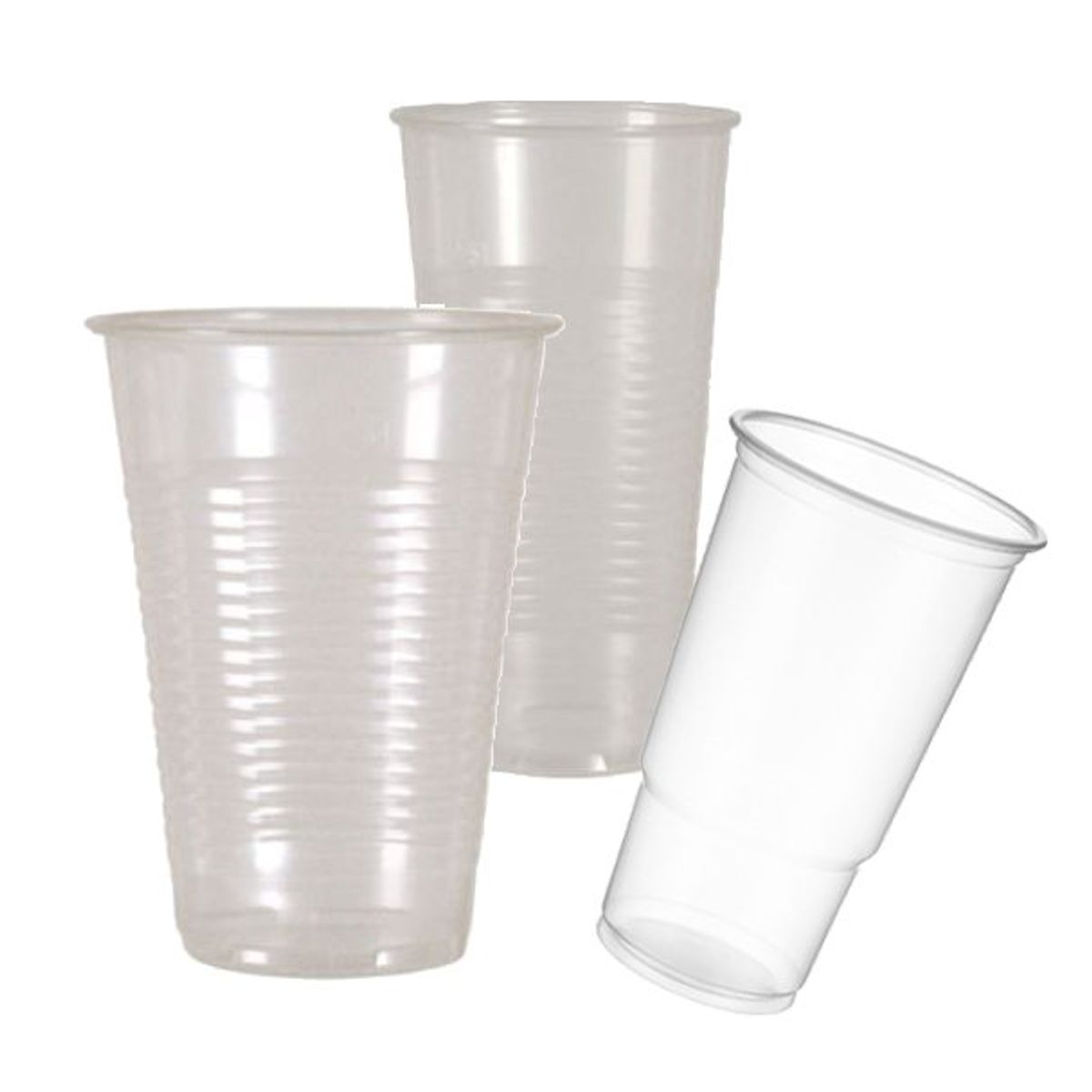 Plastglas 50cl klar 50stk