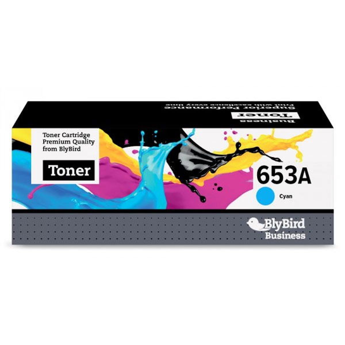 BlyBird 653A CF321A Cyan Lasertoner, 16.500 sider