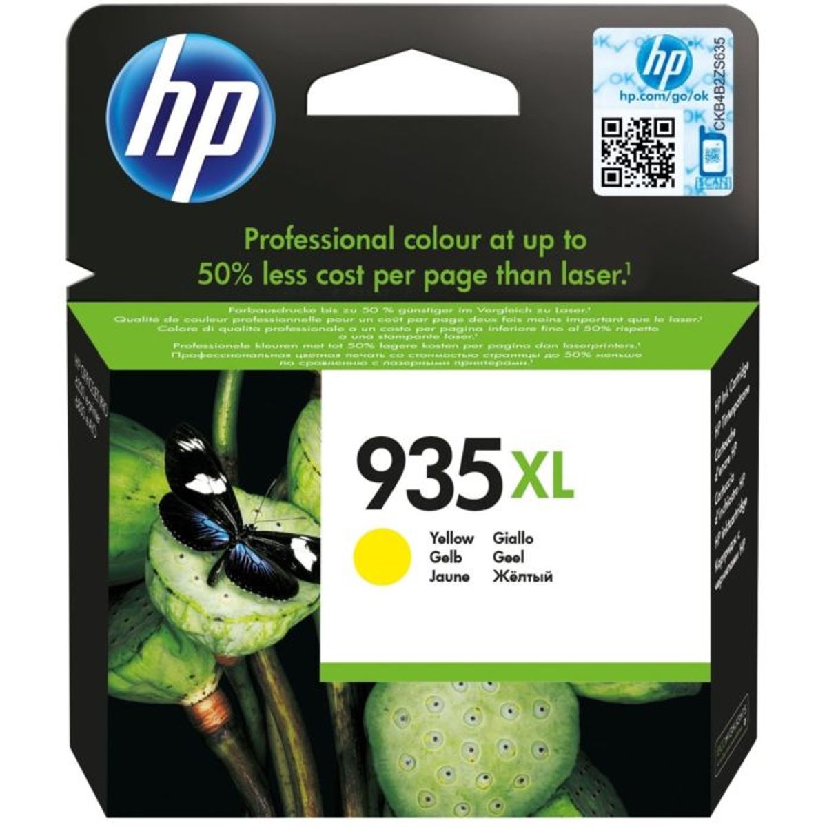 HP 935XL C2P26AE Gul Blækpatron, 825 sider