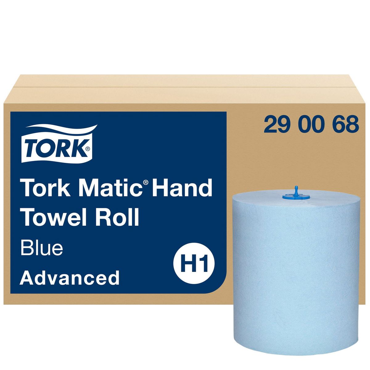 Tork 290068 Matic Advanced H1 håndklæderulle blå 6ruller