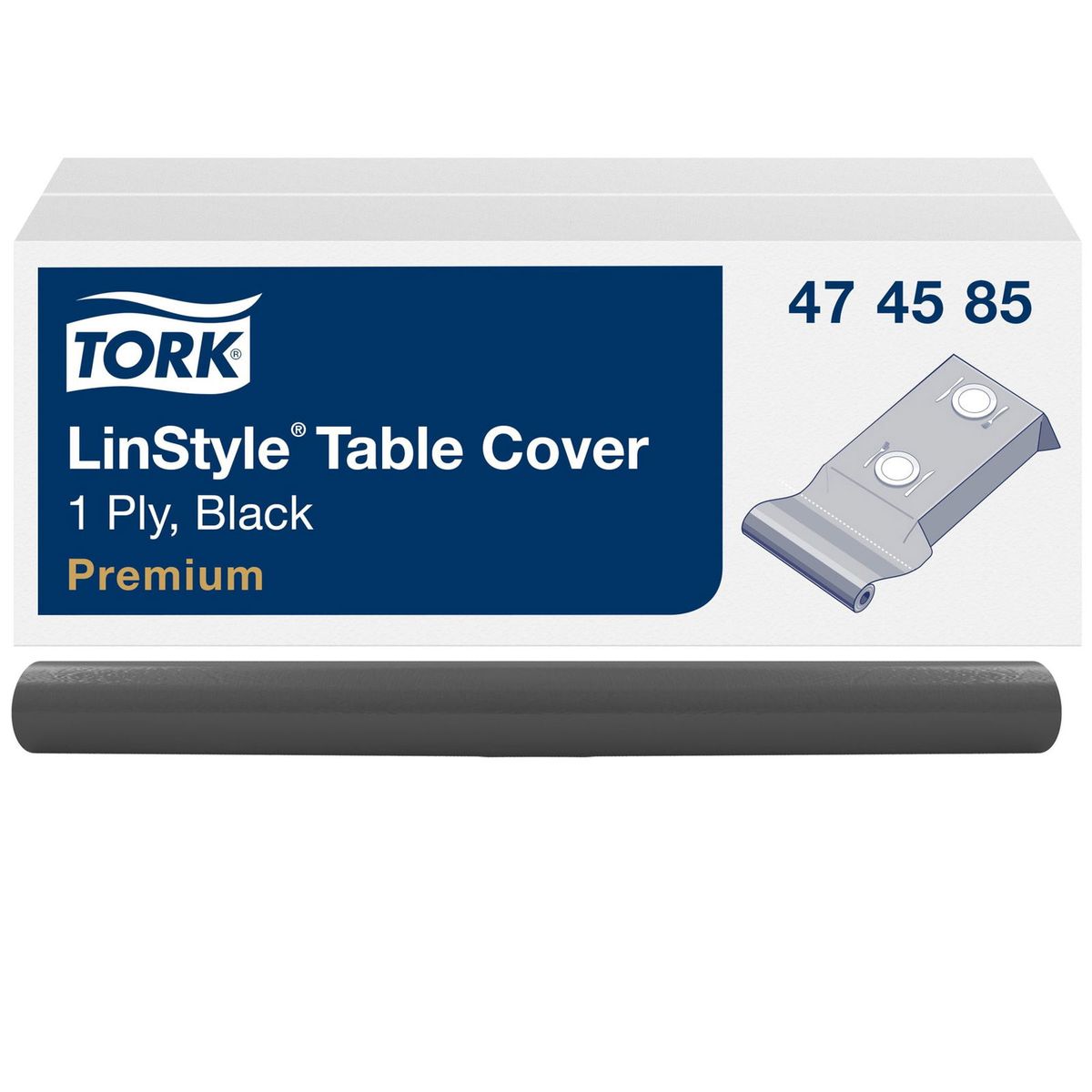 Tork 474585 LinStyle 1,20 x 20 m i sort